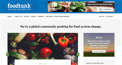 Desktop Screenshot of foodtank.com